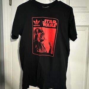 ADIDAS MEN'S STAR WARS DARTH VADER TEE SIZE M